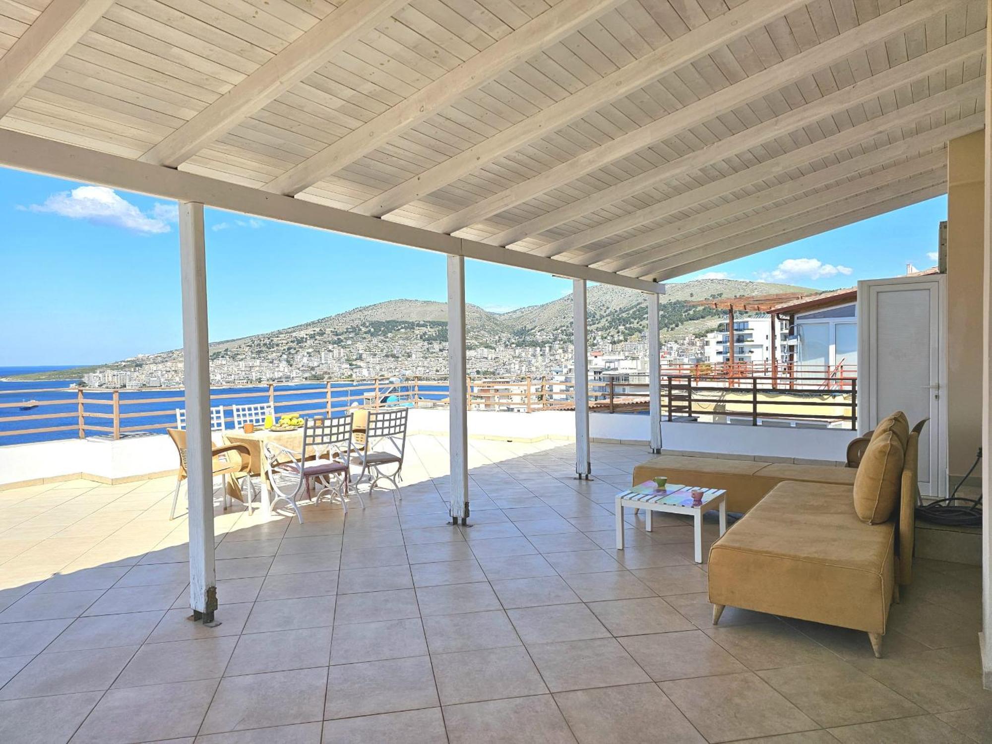 Sunset Penthouse Apartment ซารานเดอ ภายนอก รูปภาพ