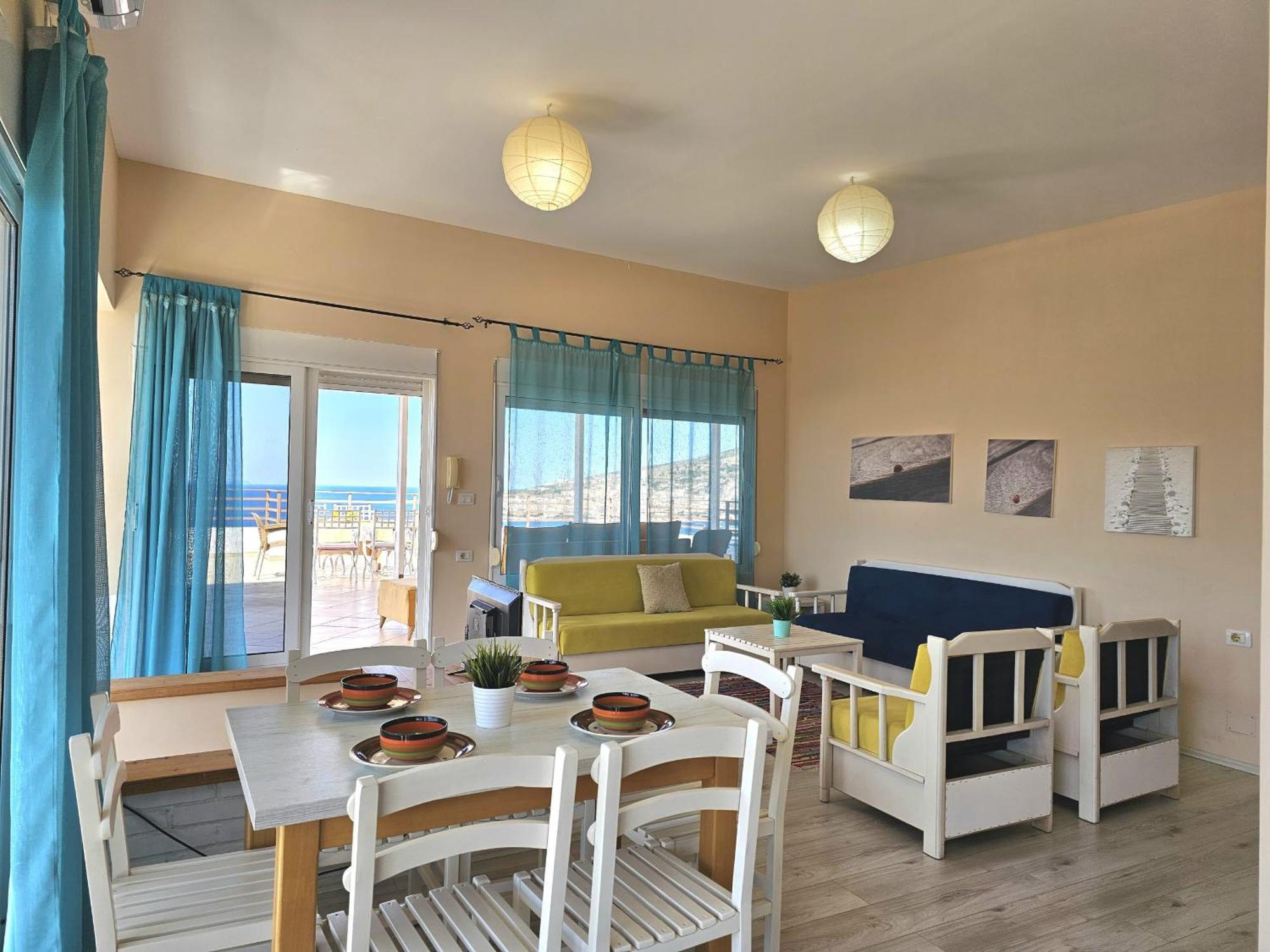 Sunset Penthouse Apartment ซารานเดอ ภายนอก รูปภาพ