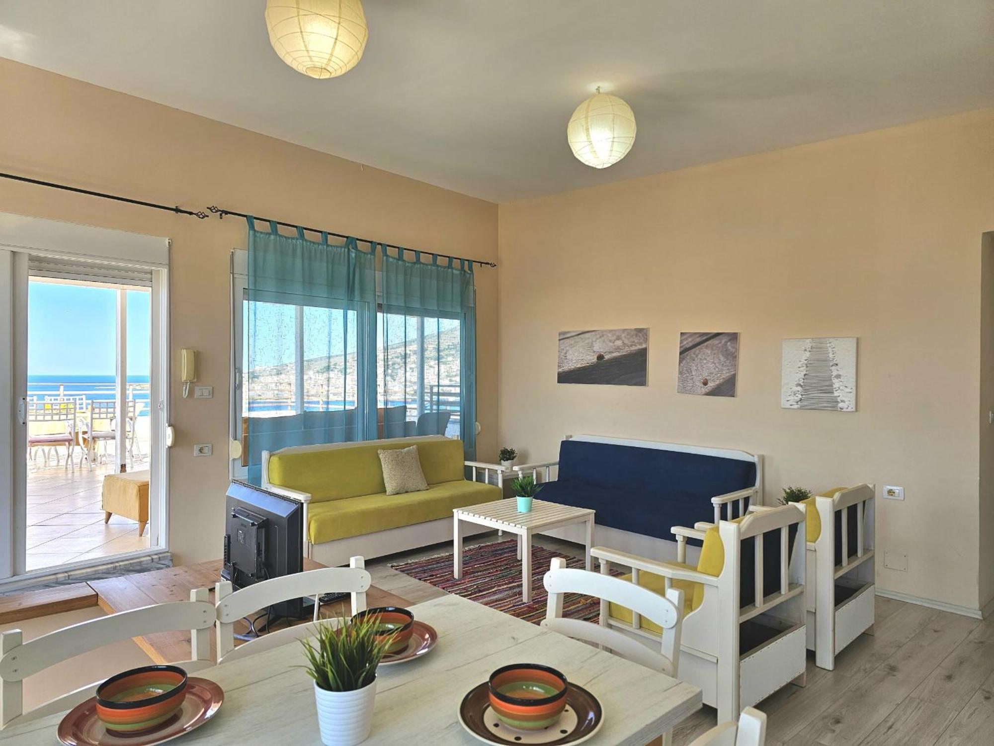 Sunset Penthouse Apartment ซารานเดอ ภายนอก รูปภาพ